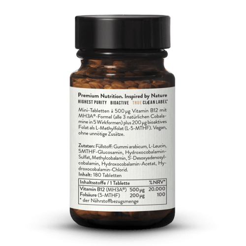 Vitamin B12 Mh3a + Folsure (Folat) 500g + 200g