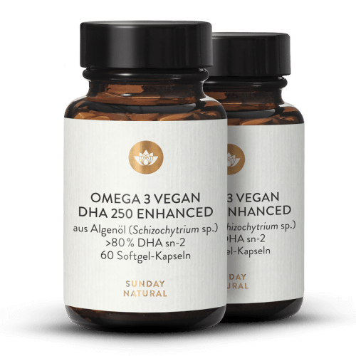 Omega 3 DHA 250 enhanced vegan