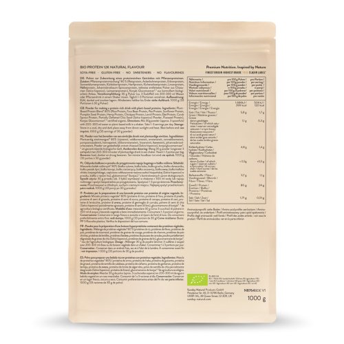 Organic Protein 12K Natural