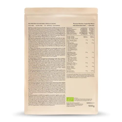 Bio Protein 12K Natural Criollo Cacao