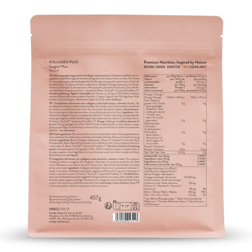 Kolagen SunGlow Pure Plus proszek