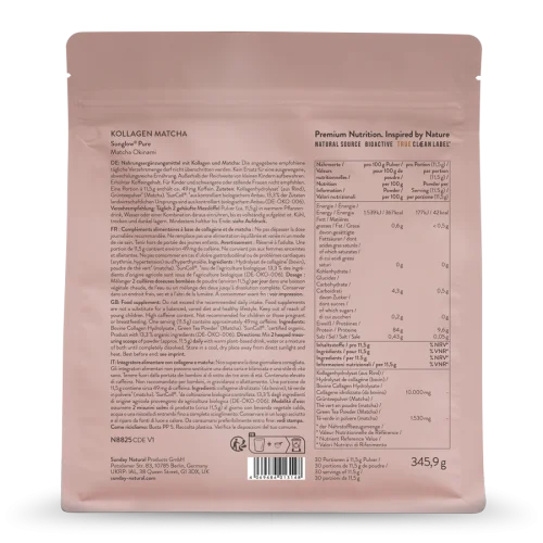 Matcha Collagen Powder SunGlow Pure