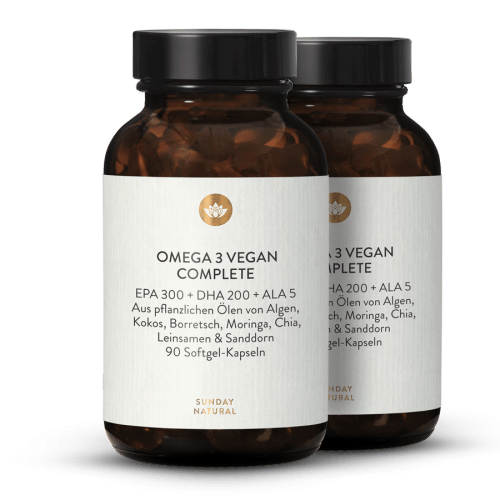 Omega 3 Complete EPA 300 + DHA 200 + ALA 5 vegan