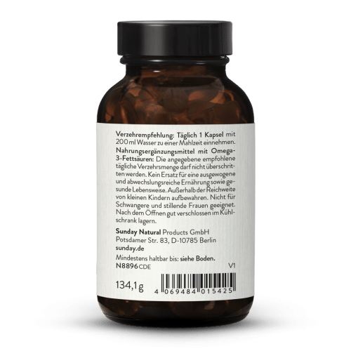 Omega 3 Complete EPA 300 + DHA 200 + ALA 5 vegan