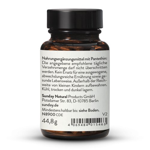 Vitamine B5 Pantéthine 600 mg