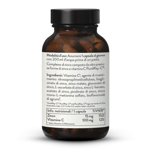 Complesso di zinco Ultra + C in capsule