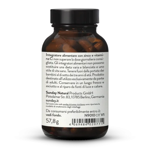 Complesso di zinco Ultra + C in capsule