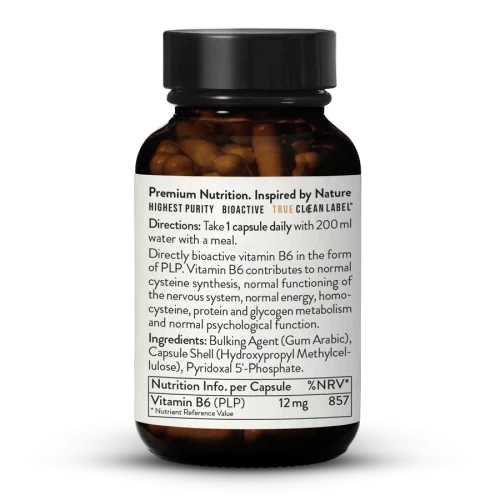 Bioactive Vitamin B6 PLP 12mg