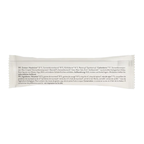 Natural Nut Bar Hazelnut Cinnamon