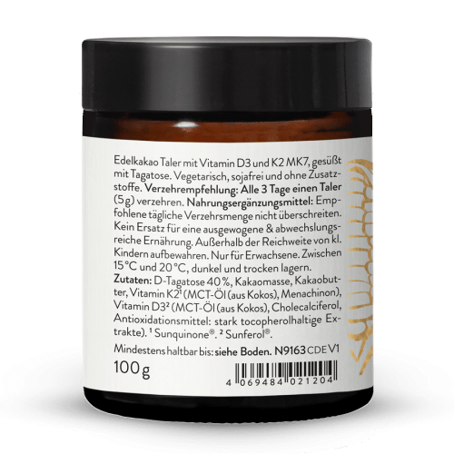 NUTRACHOC Vitamin D3 + K2 MK7