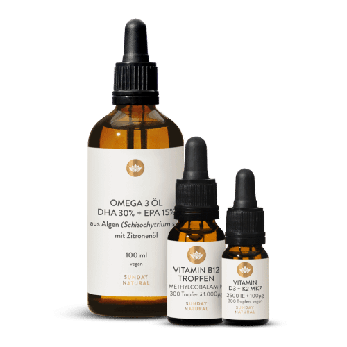 D3 + K2 + B12 + Omega 3 Set