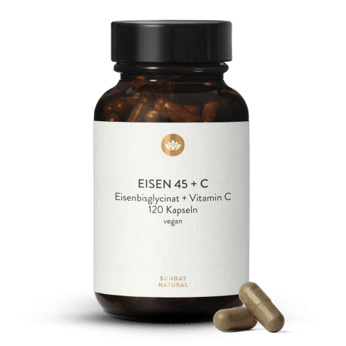 Eisenchelat 45mg Bisglycinat + Vit C