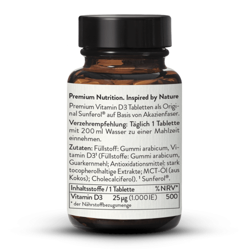 Vitamin D3 1.000IE 365 Presslinge