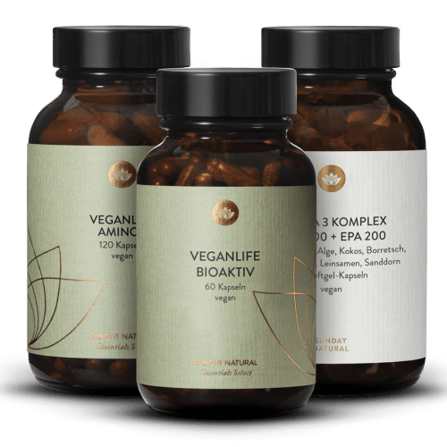 VeganLife Bioactive + VeganLife Amino+ + Omega-3 Complex