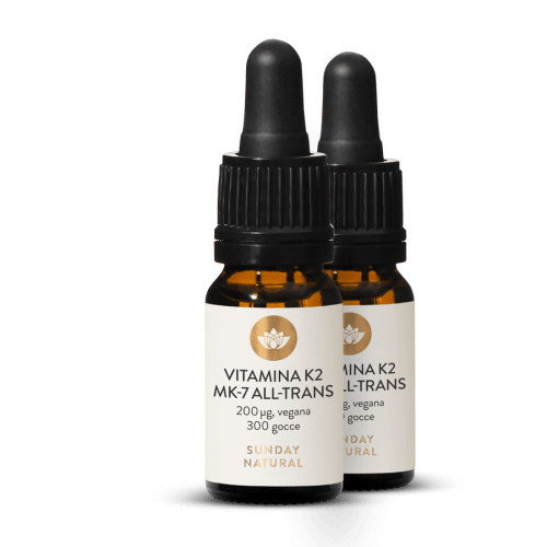 Vitamina K2 200 g MK-7 All-trans Gocce, Vegana