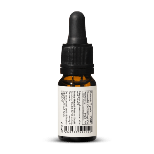 Vitamine D3 + K2 MK-7 1000 UI + 50 g Gocce, Vegane