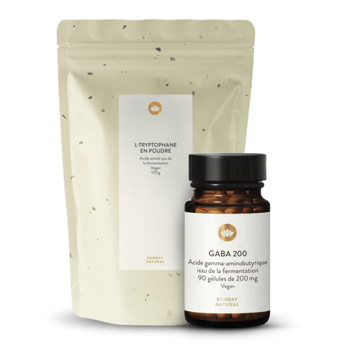 Coffret L-tryptophane + GABA 200 vegan