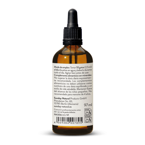 Magnesio Trace Minerals en gotas