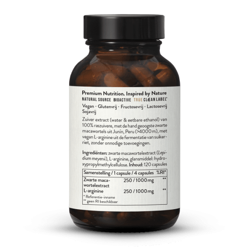 Maca Extract 10:1 Zwart & Arginine