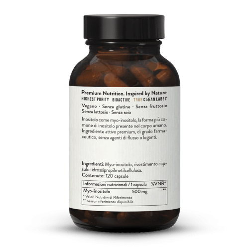 Myo-inositolo in capsule, 500 mg