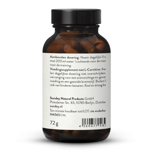 L-Carnitine 500 Bioactief capsules