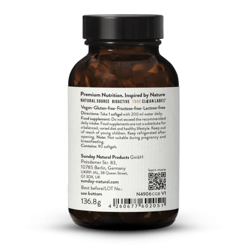 Complejo de omega 3 DHA + EPA vegano