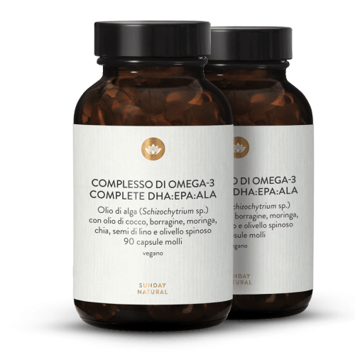 Complesso Omega-3 Complete DHA + EPA Vegano