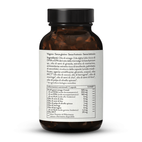 Complesso Omega-3 Complete DHA + EPA Vegano
