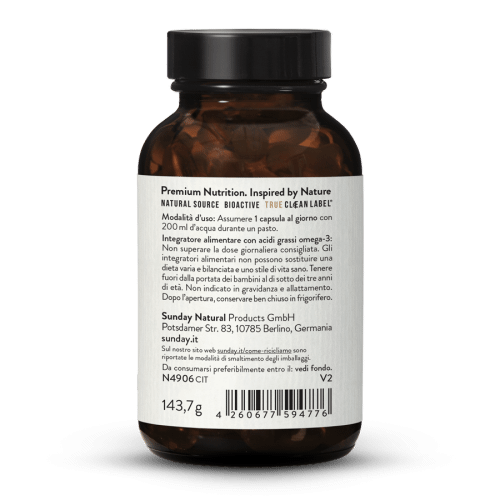 Complesso Omega-3 Complete DHA + EPA Vegano