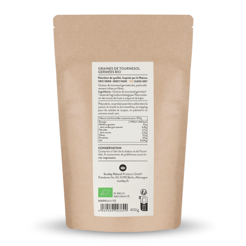 GRAINES DE TOURNESOL GERMES BIO