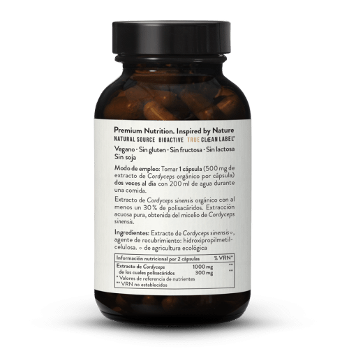 Extracto de Cordyceps bio en cpsulas