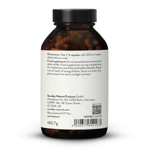 Kapsle L-arginin bze z fermentace, vegan