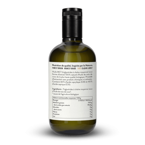 Huile MCT bio C8 + C10