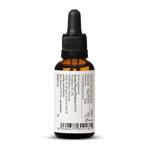 D3-vitamin + K2 MK-7 1000 IE + 20 g all-trans 1000 droppar