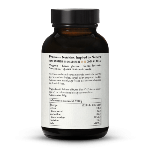 Acai bio in polvere