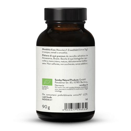 Acai bio in polvere