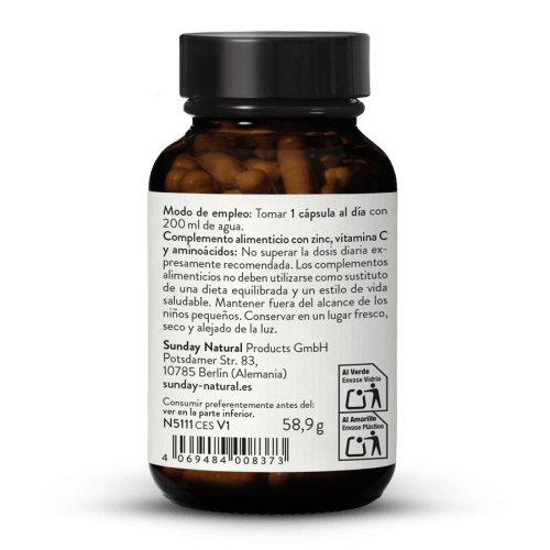Zinc Enhanced Histidina, NAC + Vitamina C