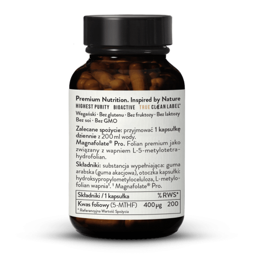 Kwas Foliowy (Folian) Magnafolate Pro  400g