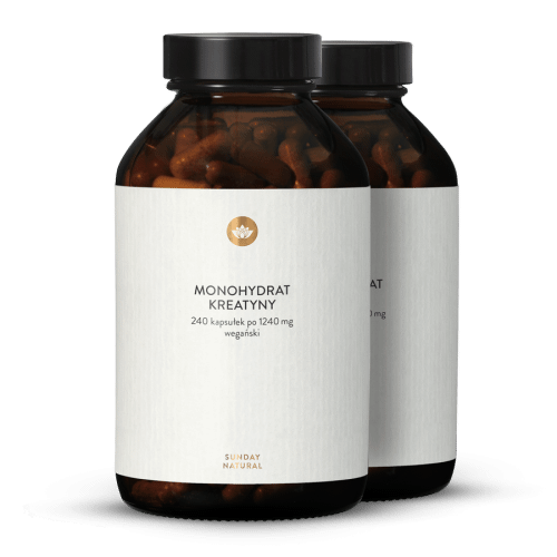 Monohydrat kreatyny w kapsukach