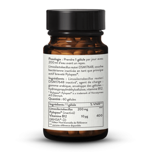 Limosilactobacillus reuteri Pylopass