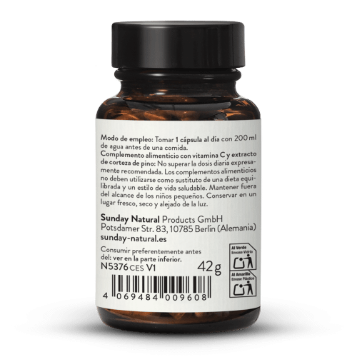Extracto de corteza de pino Pycnogenol 100 + vitamina C