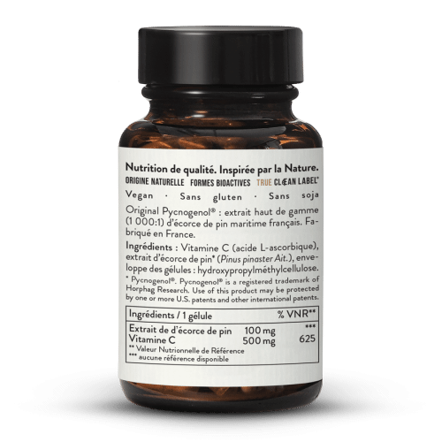 Extrait d'corce de pin Pycnogenol 100 + vitamine C