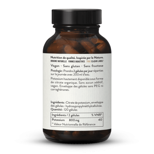 Citrate de potassium en glules