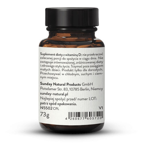 Witamina D3 1000 J. M. 365 tabletek