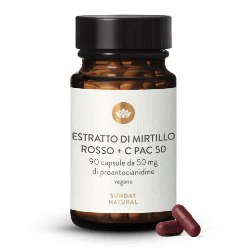 Estratto Di Mirtillo Rosso PAC 50 + Vitamina C