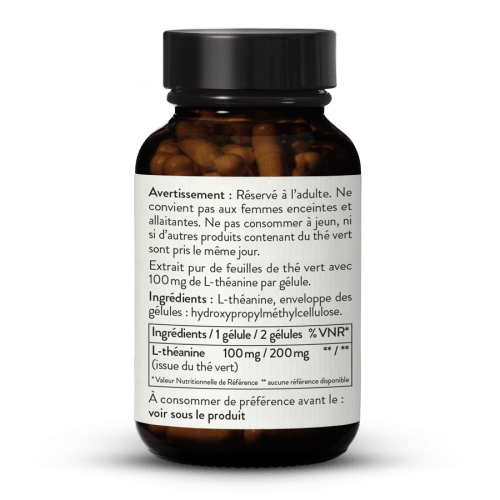 Extrait de th vert L-thanine 100 mg