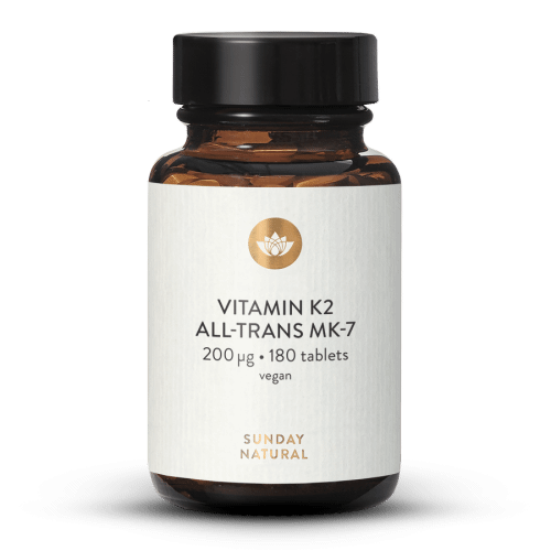 Vitamin K2 200 g MK-7 All-Trans Tabletter
