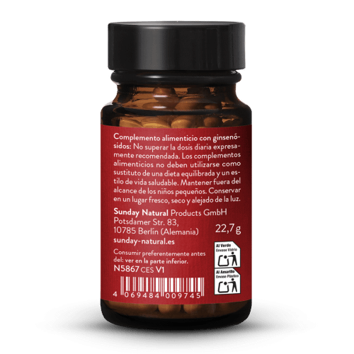 Extracto de ginseng rojo 19,5%