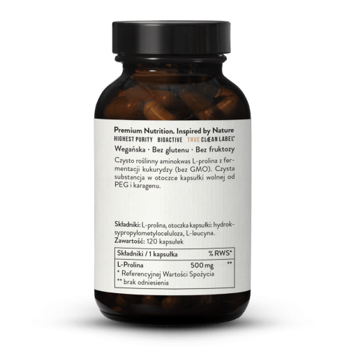 L-prolina 500 mg kapsuki