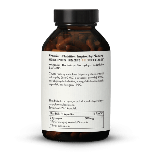 L-tyrozyna 500 mg Kapsuki